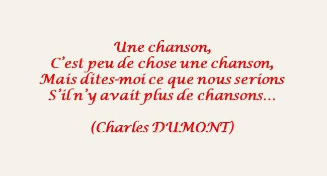 Message accueil charles dumont 2
